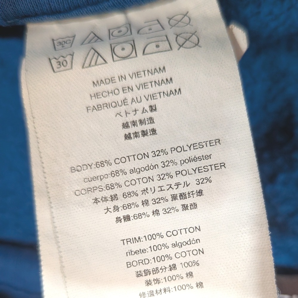 $90 MICHAEL KORS Mens Tide Blue Logo Tape Sweat Shorts XS Elastic Drawstring EUC - Picture 7 of 7